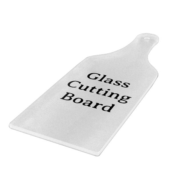 Create Your Own Simple Decorative Glass Paddle Cutting Board (Corner)