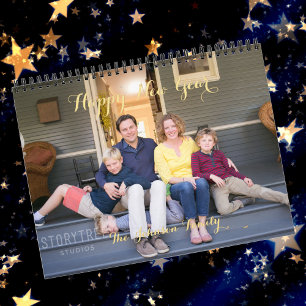 Create Your Own Simple Family Kids 2025 Photo Wall Calendar