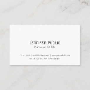 Create Your Own Simple Modern Elegant Template Business Card