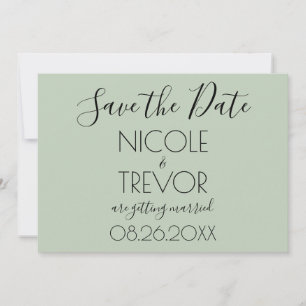 Create Your Own - Simple Personalised Save The Date