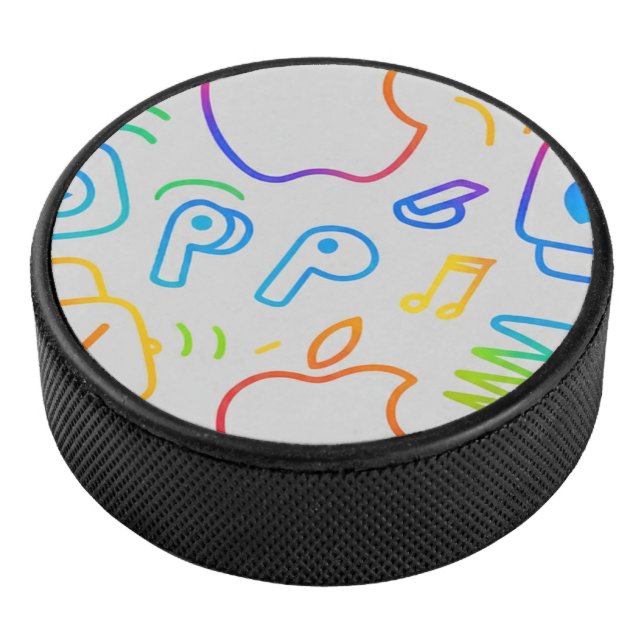 Create Your Own Simple personalised Trending Hockey Puck (3/4)
