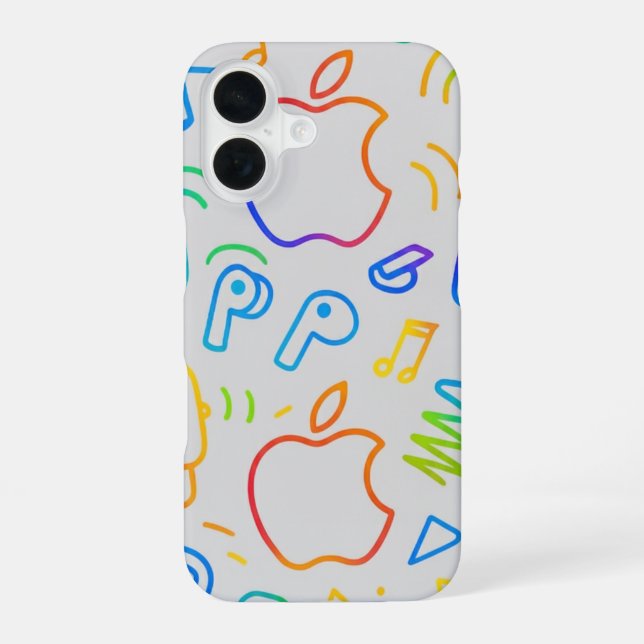 Create Your Own Simple personalised Trending iPhone 16 Case (Back)