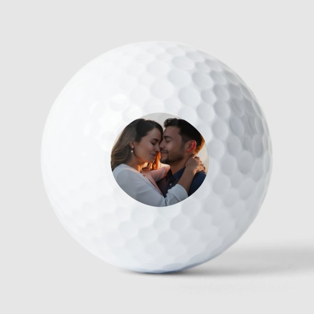 Create Your Own Simple Photo Golf Balls (Front)