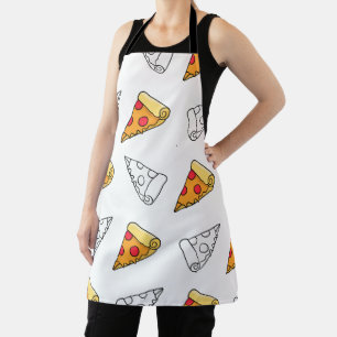 Create Your Own Simple Pizza print Apron