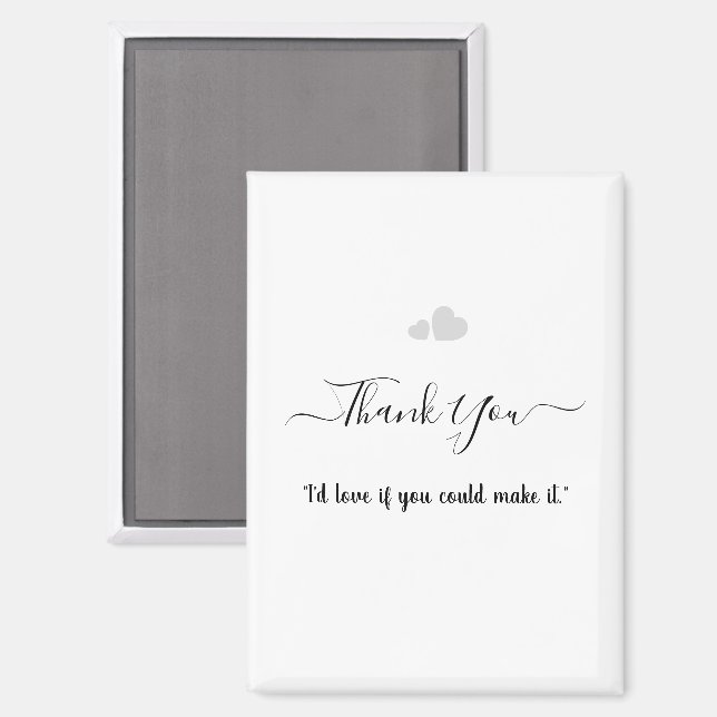 Create Your Own Simple Professional 2.5"x3.5" Magnet (Front/Back)