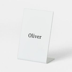 Create Your Own Simple Professional 4" X 6" Pedestal Sign
