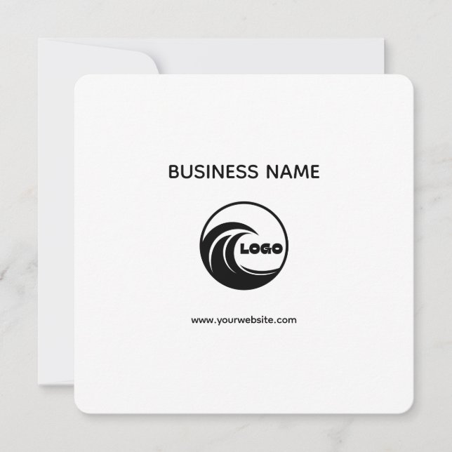 Create Your Own Simple Professional 5.25" x 5.25" Invitation (Front)