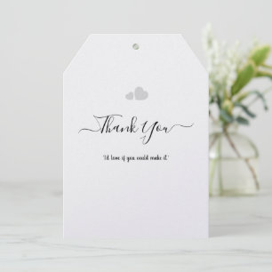 Create Your Own Simple Professional 5" x 7" Flat Thank You Card