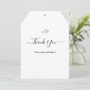 Create Your Own Simple Professional 5" x 7" Flat Thank You Card