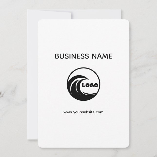 Create Your Own Simple Professional 5" x 7" Invitation (Front)