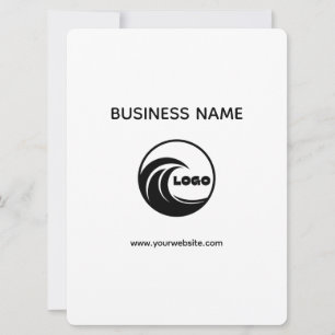 Create Your Own Simple Professional 6.5" x 8.75" Invitation