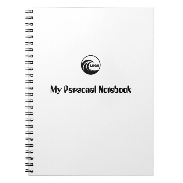 Create Your Own Simple Professional 6.5" x 8.7" Notebook (Front)