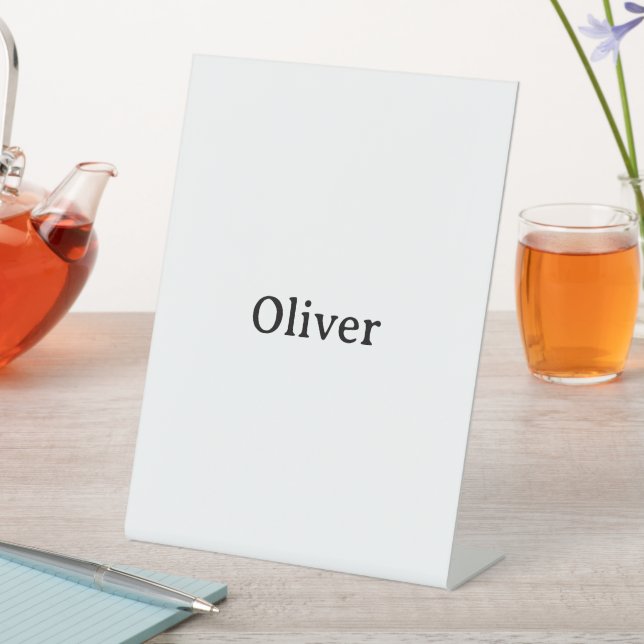 Create Your Own Simple Professional 6"X8" Pedestal Sign (In SItu)