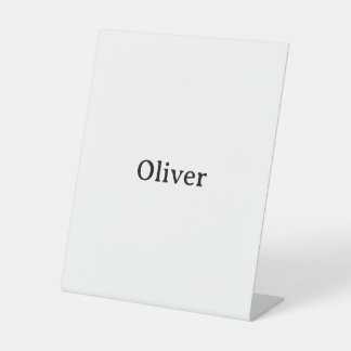 Create Your Own Simple Professional 8" X 10" Pedestal Sign