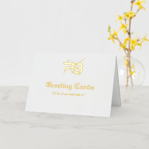 Create Your Own Simple Professional Foil Greeting Card