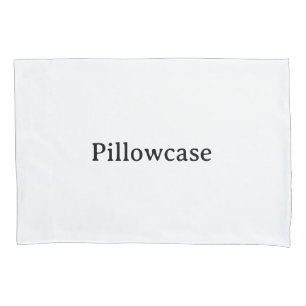 Create Your Own Simple Standard 20" x 30" Pair of Pillowcase