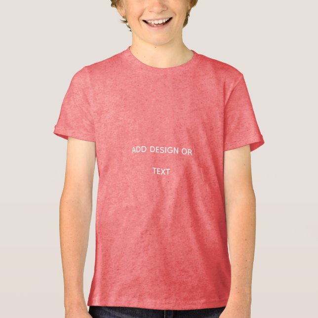 Create Your Own simple Tri-Blend Shirt (Front)