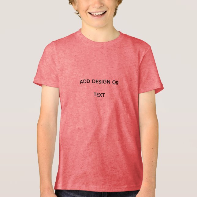 Create Your Own simple Tri-Blend Shirt (Front)