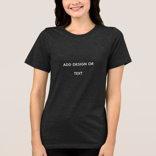 Create Your Own simple Tri-Blend Shirt (Front)