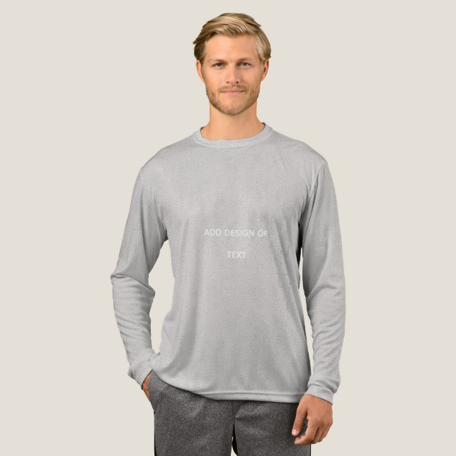 Create Your Own simple Tri-Blend Shirt (Full Front)