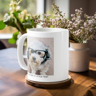 Create Your Own Single Photo Gallery white border Coffee Mug
