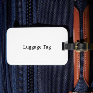 Create Your Own Single-sided Acrylic  Luggage Tag