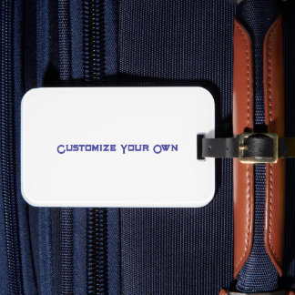 Create Your Own Single-Sided Luggage Tag