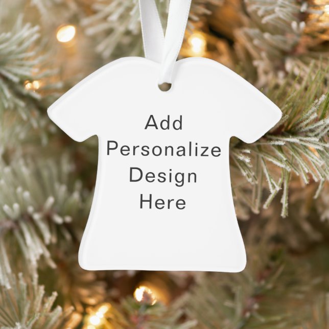 create your own Single Standard Size Ornament (Tree)