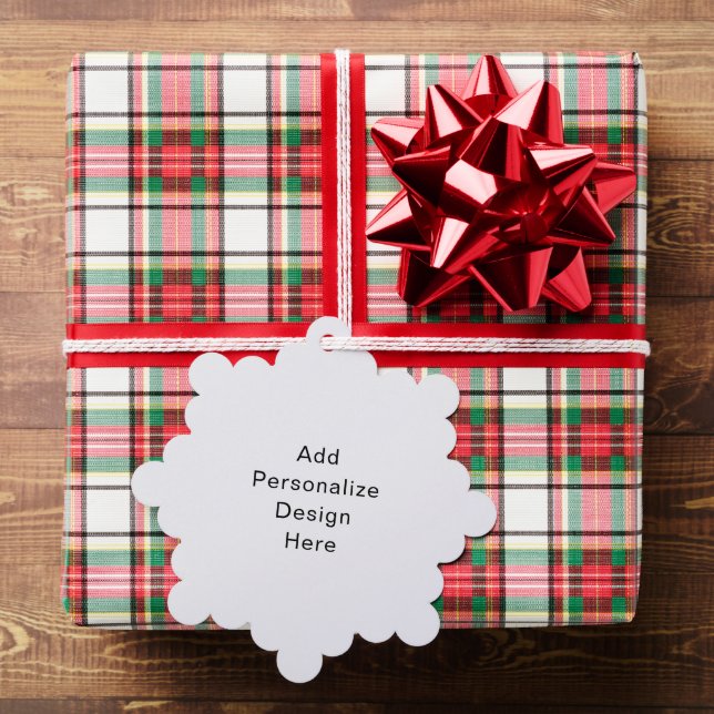 create your own Single Standard Size Tree Decoration Card (Insitu (Gift))