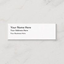 Create Your Own Skinny Business Card