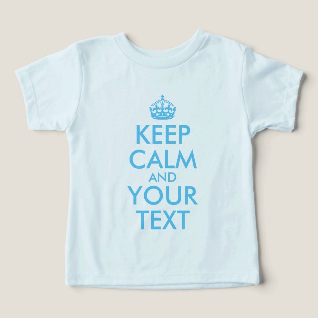 Create Your Own Sky Blue Keep Calm (Design Front)
