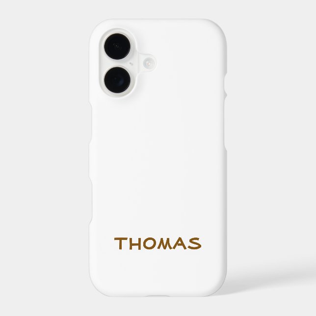 Create Your Own Slim iPhone 17 Case (Back)
