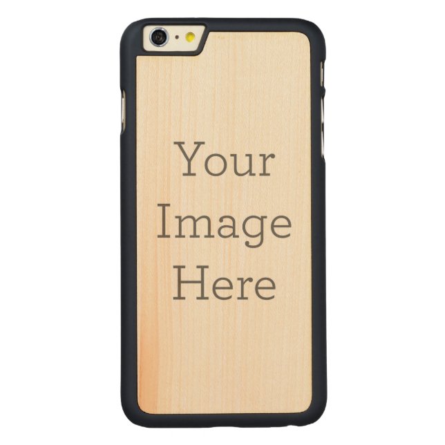 iPhone 6/6s Plus Slim Maple Wood Case (Back)