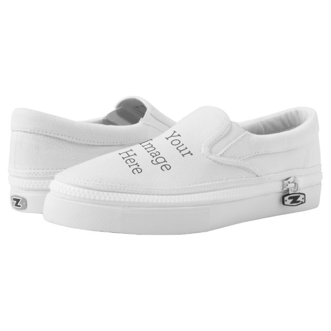 Custom Zipz Slip On Shoes, UK: 3 / EUR: 35.5 (Pair)