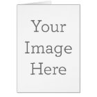 Create Your Own Small 4"x5.6" Folded Greeting Card