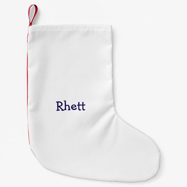 Create Your Own Small Christmas Stocking (Front)