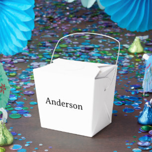 Create Your Own Small Take Out 2" x 2" x 2.75" Favour Box