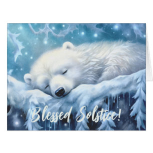 Create Your Own Snowy Winter Solstice Polar Bear
