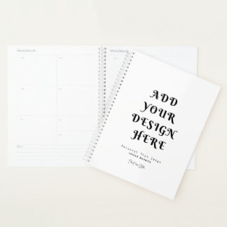Create Your Own Softcover Spiral Planner