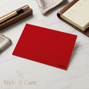 Create Your Own Solid Colour Glossy Postcard