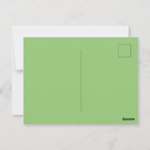 Create Your Own Solid Pistachio Glossy Postcard