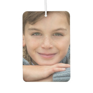 Create Your Own Son Photo Custom Pic Double Sided Car Air Freshener