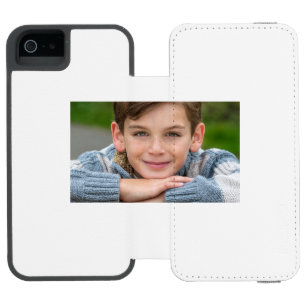 Create Your Own Son Photo Custom Pic Double Sided  Incipio Watson™ iPhone 5 Wallet Case