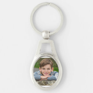 Create Your Own Son Photo Custom Pic Double Sided Key Ring