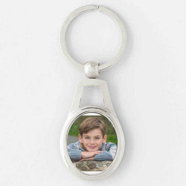 Create Your Own Son Photo Custom Pic Double Sided Key Ring (Front)