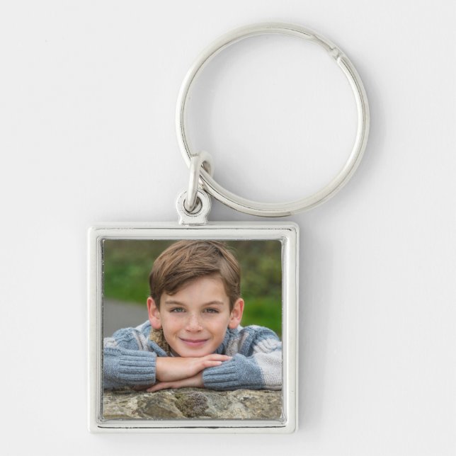 Create Your Own Son Photo Custom Pic Double Sided Key Ring (Front)