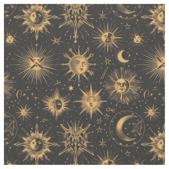 Create Your Own Space Anomolies Celestial Fabric (Close Up)