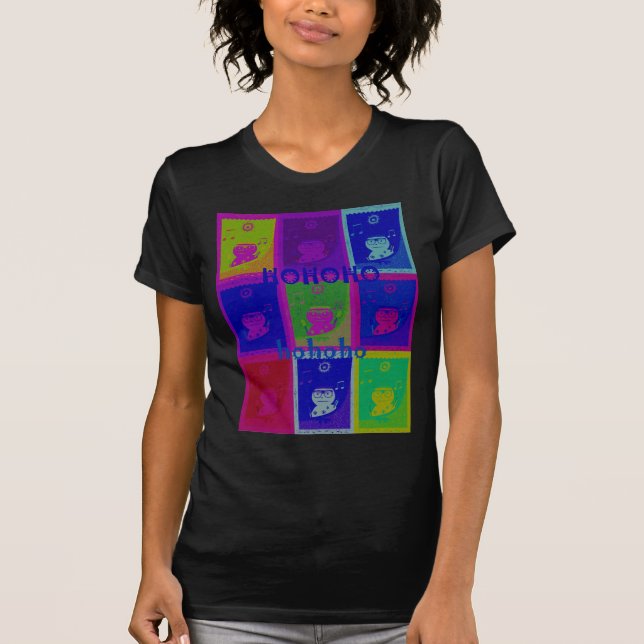 Create Your Own Special Santa HoHoho Pop Art  T-Shirt (Front)