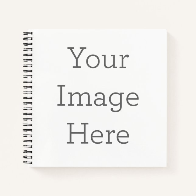 21.59 cm x   21.59 cm  Deluxe Spiral Notebook (Front)