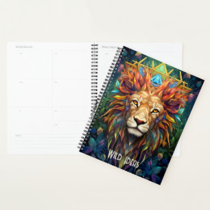 Create Your Own Spiritual Lion Mosaic Totem Animal Planner